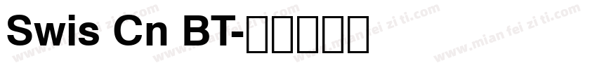 Swis Cn BT字体转换